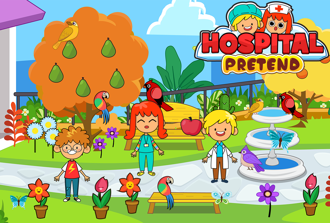 اسکرین شات 4 بازی My Pretend Hospital Town Life