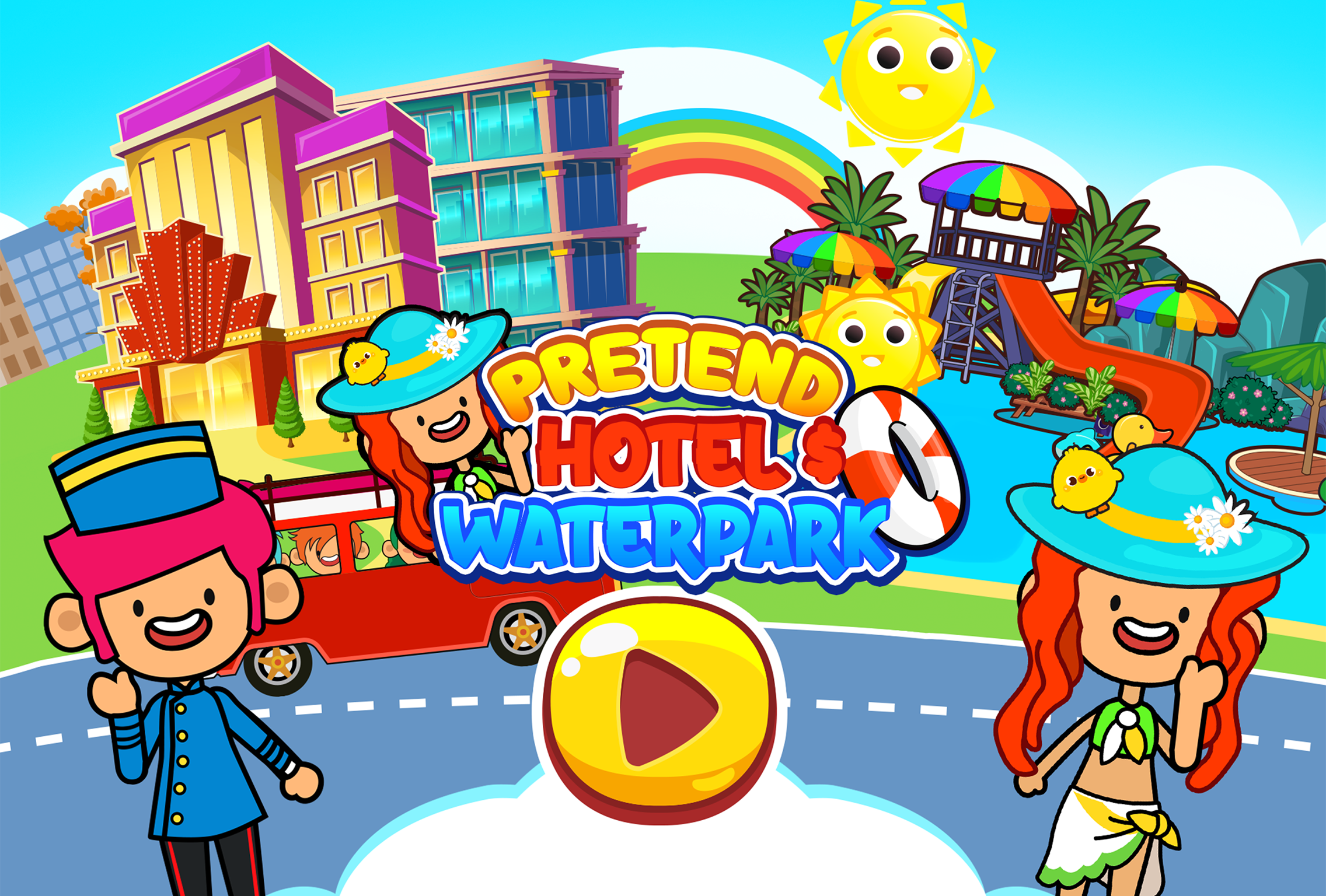 اسکرین شات 3 بازی My Pretend Hotel Vacation
