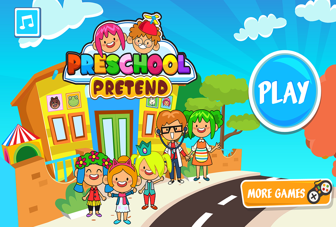 اسکرین شات 5 برنامه Pretend Preschool Kids Games