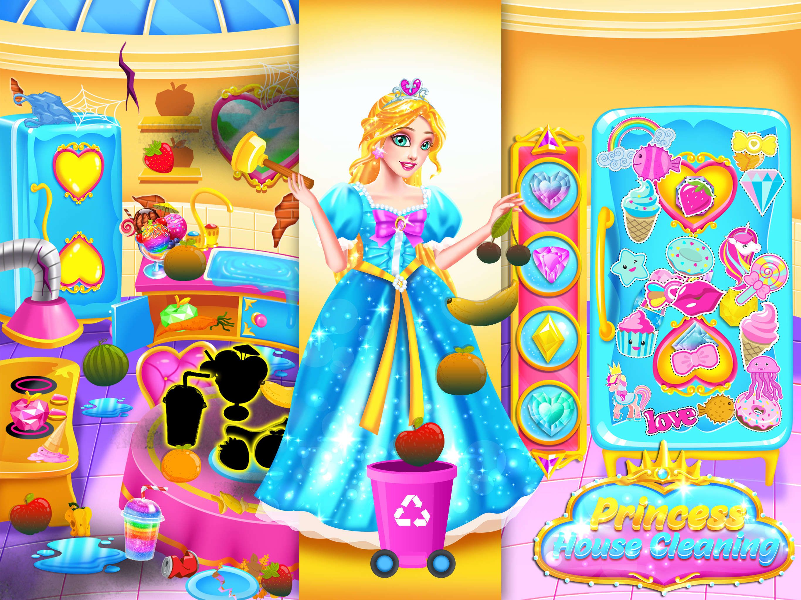 اسکرین شات 5 بازی Princess Castle House Cleanup
