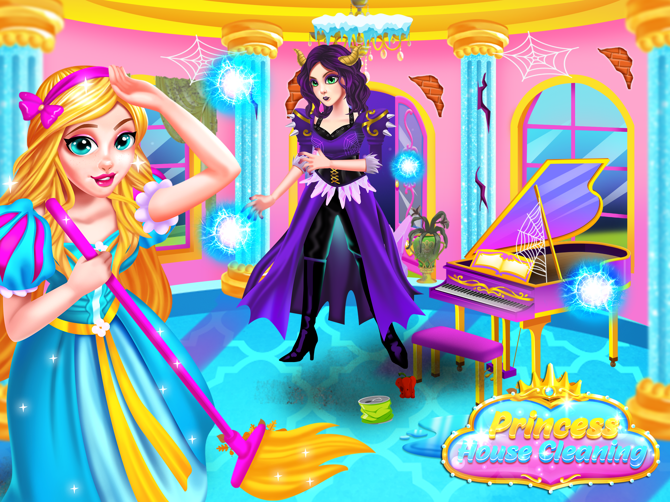 اسکرین شات 1 بازی Princess Castle House Cleanup