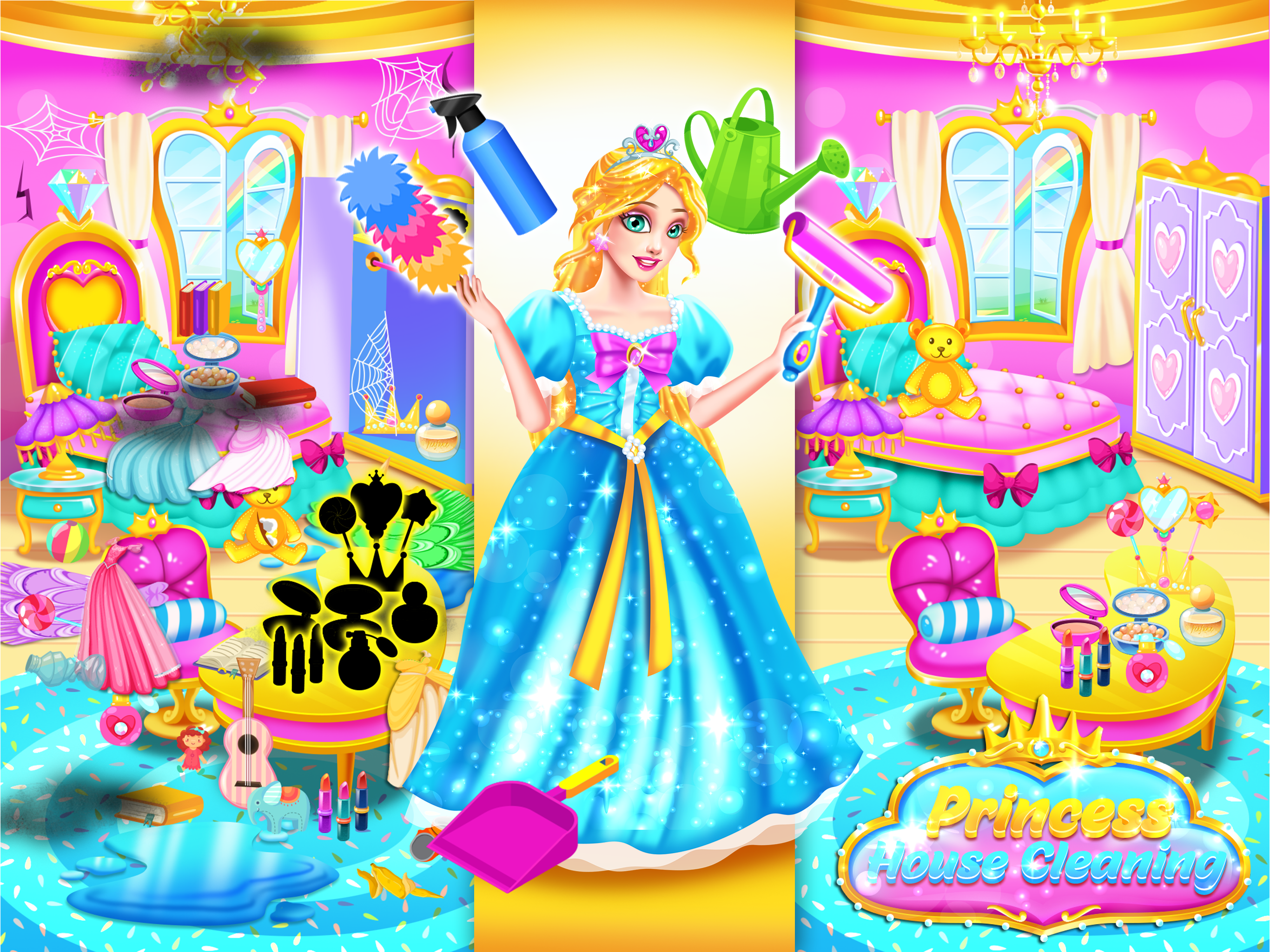 اسکرین شات 3 بازی Princess Castle House Cleanup