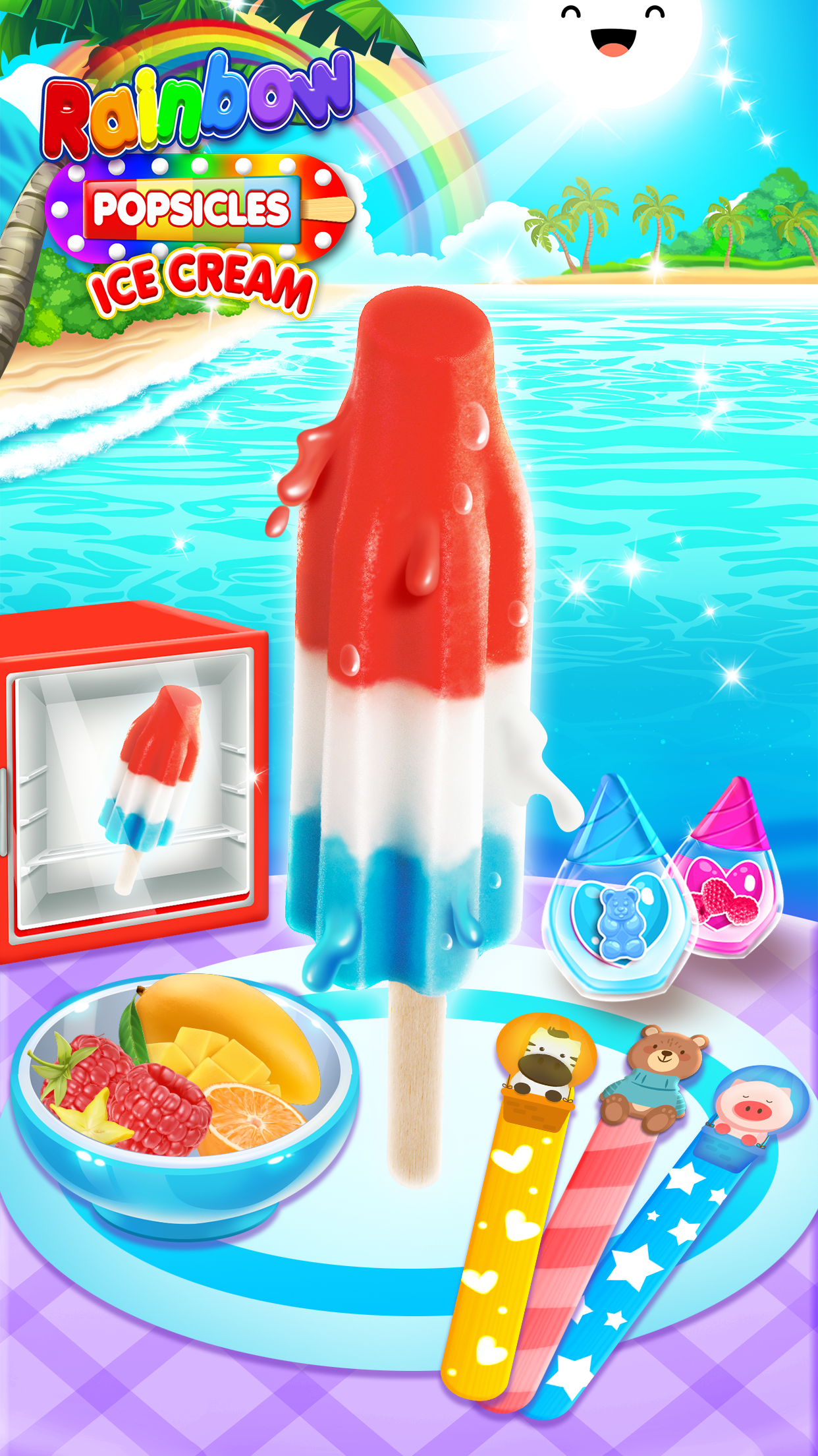 اسکرین شات 3 بازی Rainbow Ice Cream & Popsicles