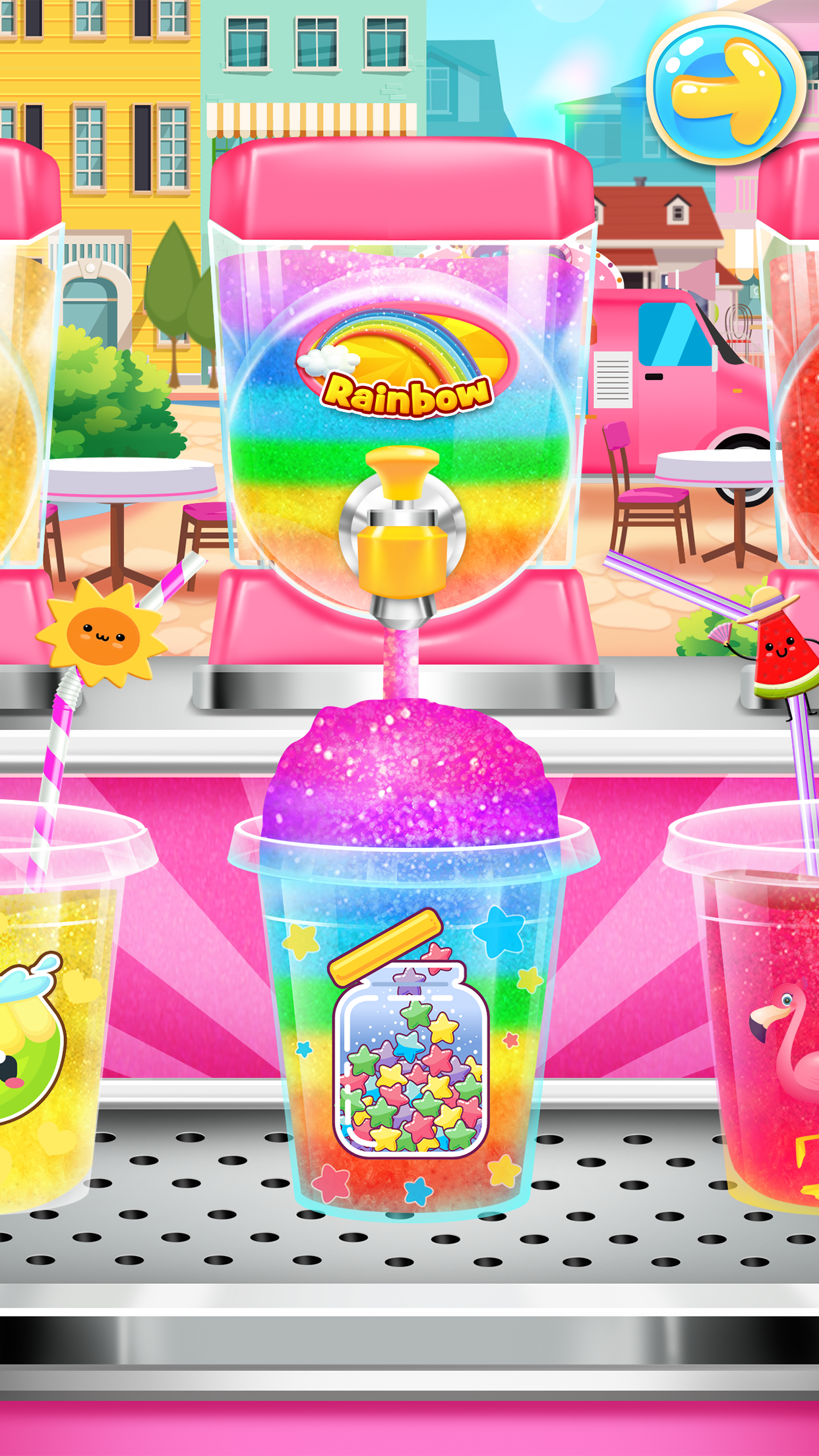 اسکرین شات 4 برنامه Rainbow Frozen Slushy Truck