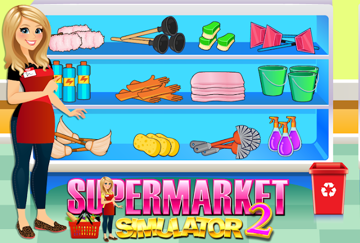 اسکرین شات 4 بازی Supermarket Grocery Store Girl - Supermarket Games