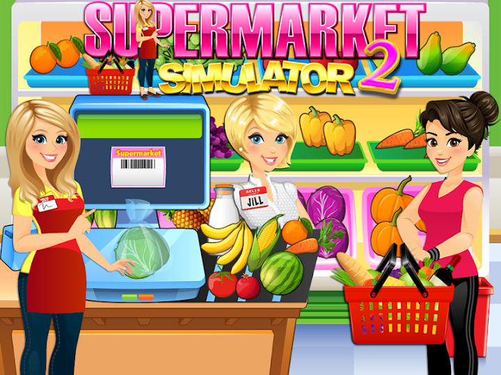 اسکرین شات 3 بازی Supermarket Grocery Store Girl - Supermarket Games