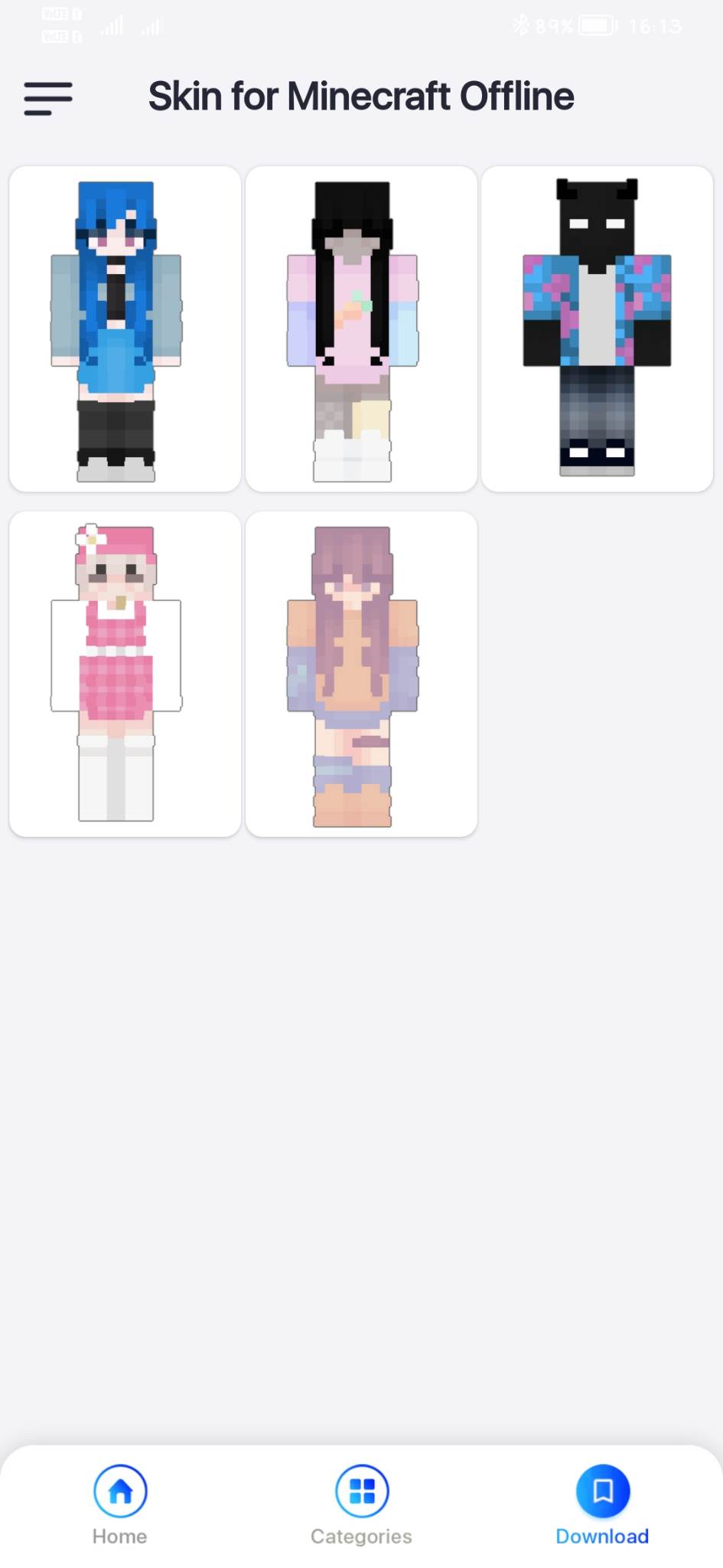 اسکرین شات 4 برنامه Offline Skin for Minecraft