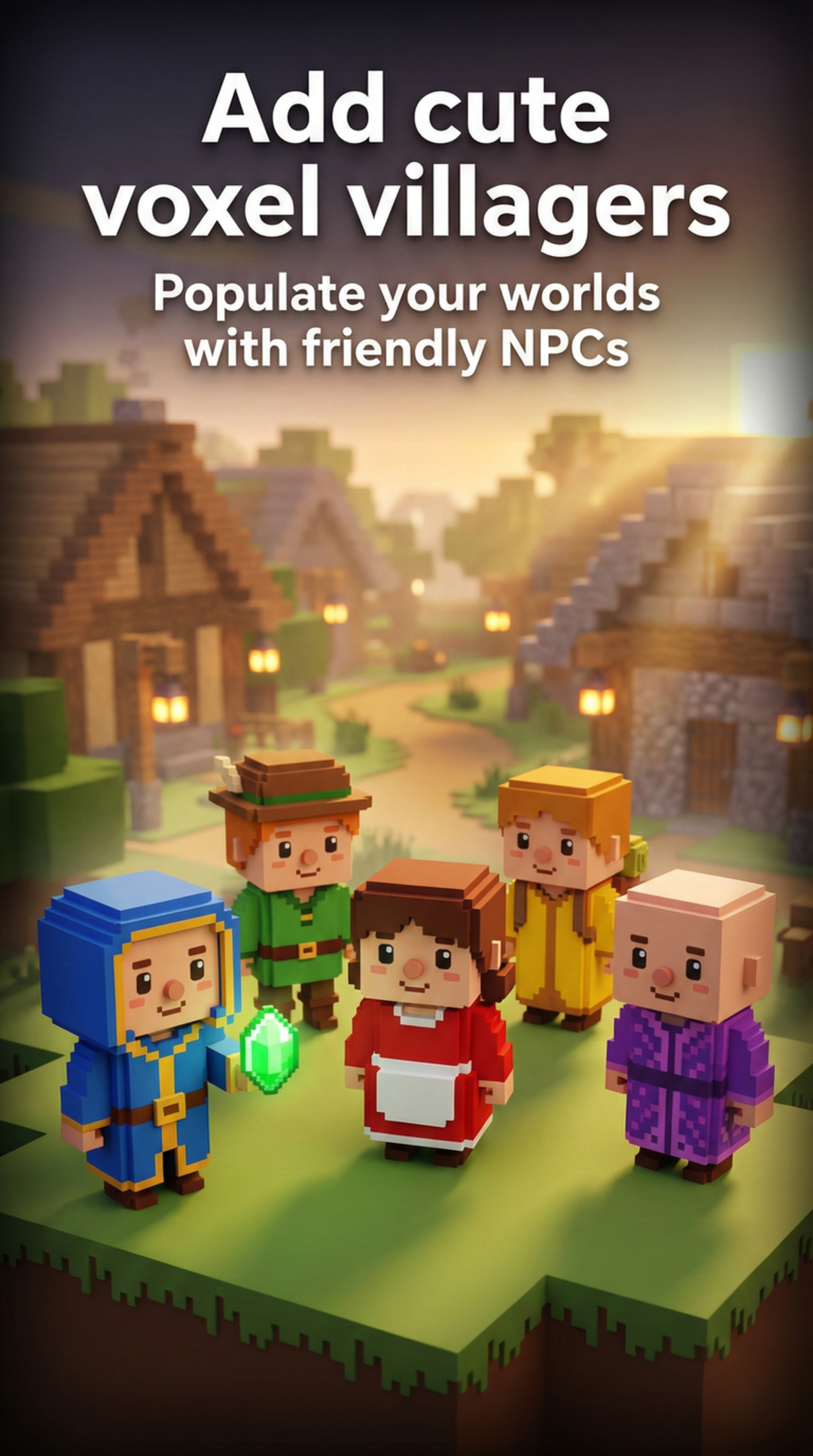 اسکرین شات 1 برنامه Villagers Mods