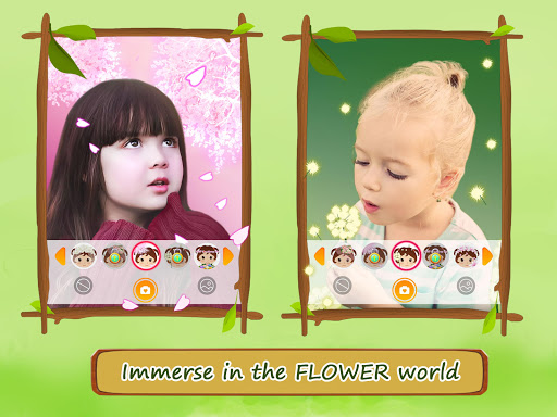اسکرین شات 3 بازی Flower Selfie Cam - pics, camera & special lenses
