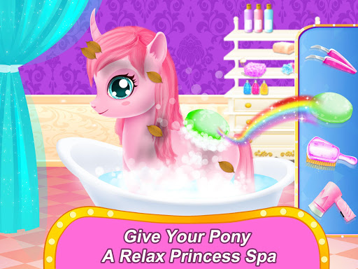 اسکرین شات 2 بازی Rainbow Pony Makeover