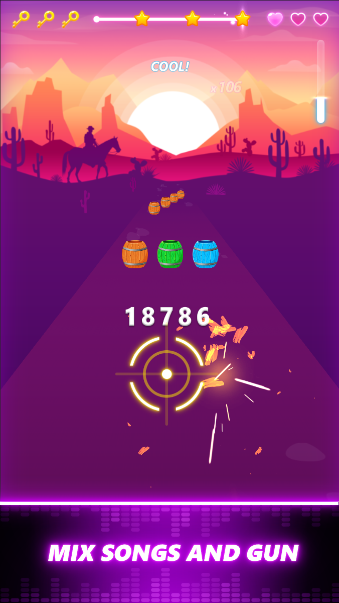 اسکرین شات 1 بازی Beat Shoot 3D:EDM Music Game