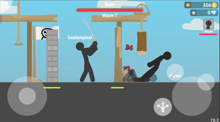 اسکرین شات 3 بازی Stickman Attack