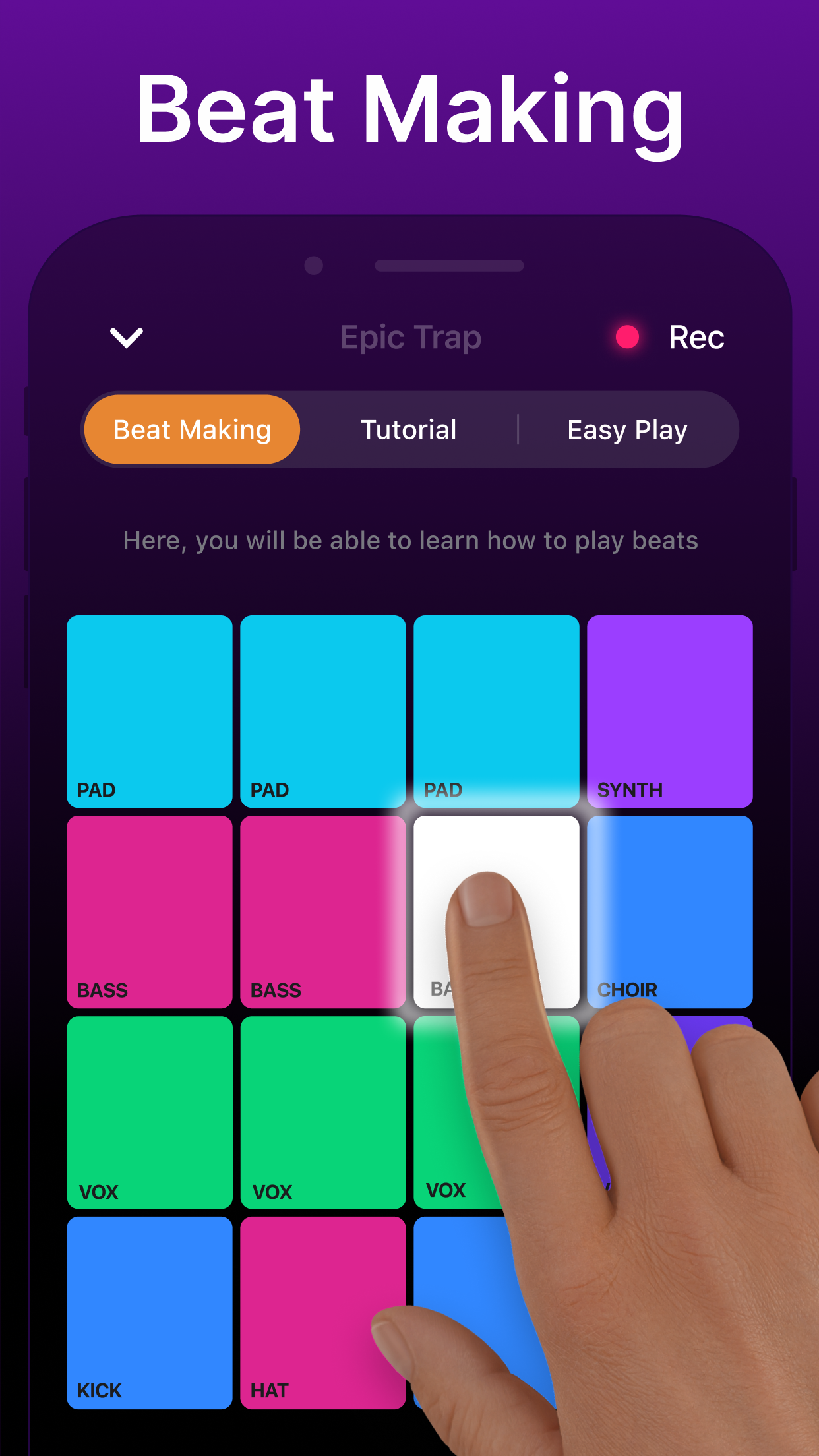 اسکرین شات 1 برنامه Go Beat - Music & Beat Maker