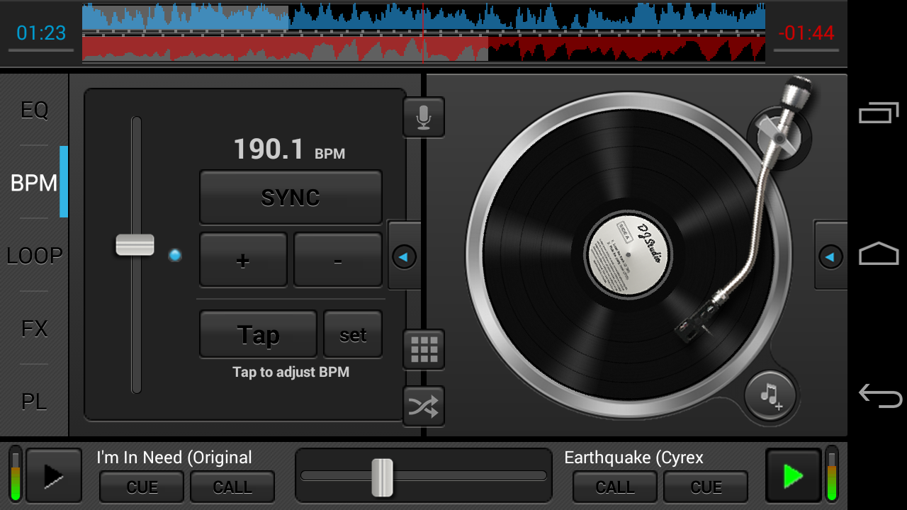 اسکرین شات 3 برنامه DJ Studio 5 - Music mixer