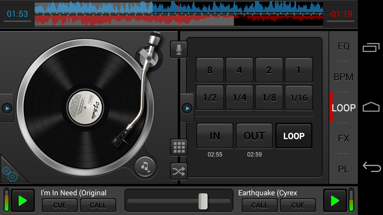 اسکرین شات 4 برنامه DJ Studio 5 - Music mixer