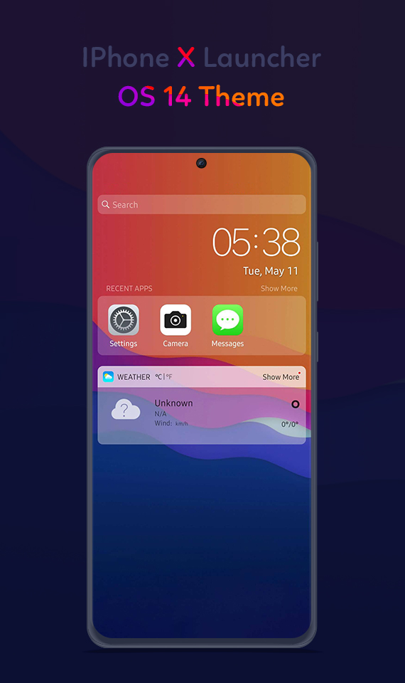اسکرین شات 4 برنامه iphone 14 launcher