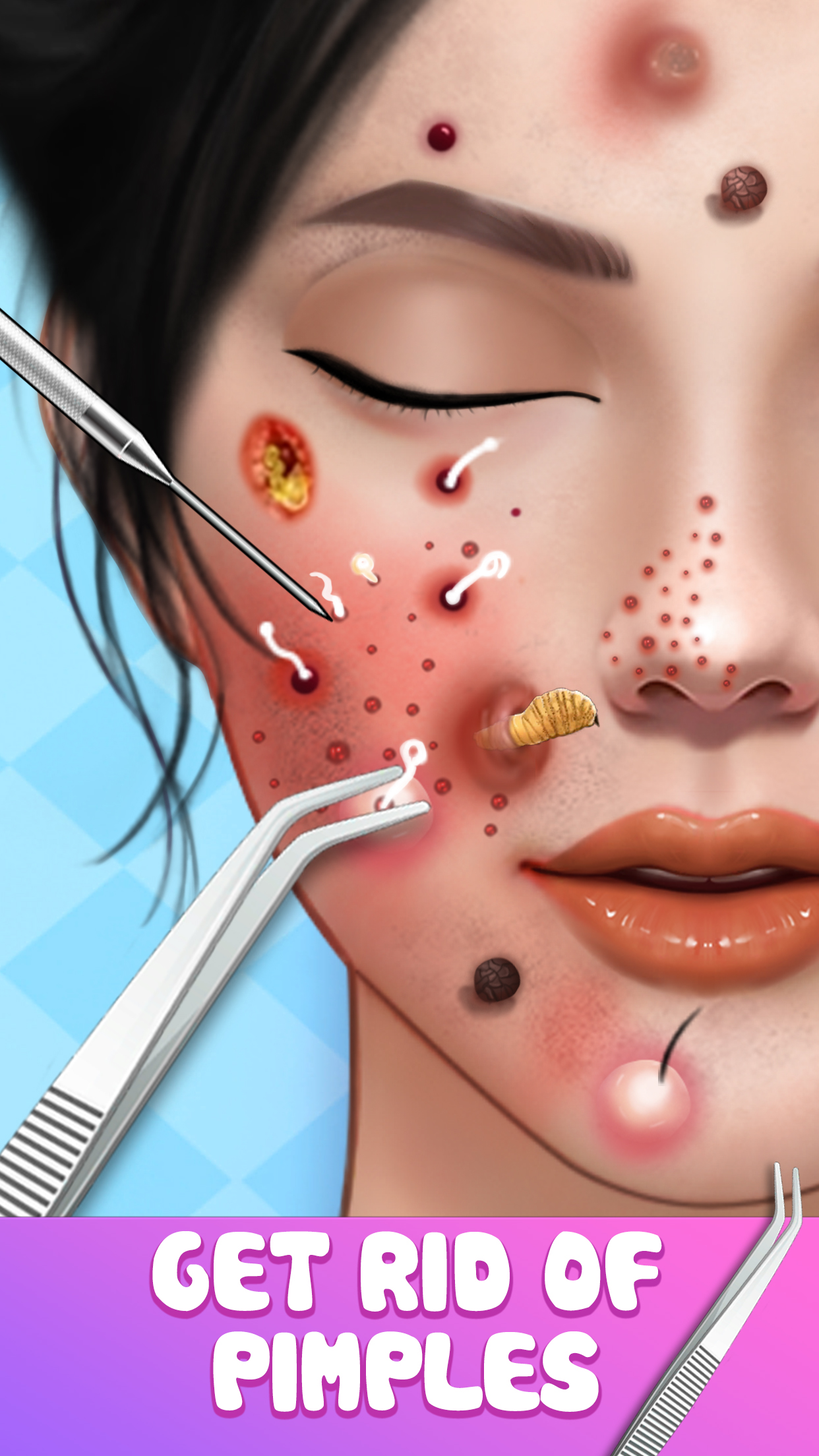 اسکرین شات 2 بازی ASMR Doctor Games Makeup Salon
