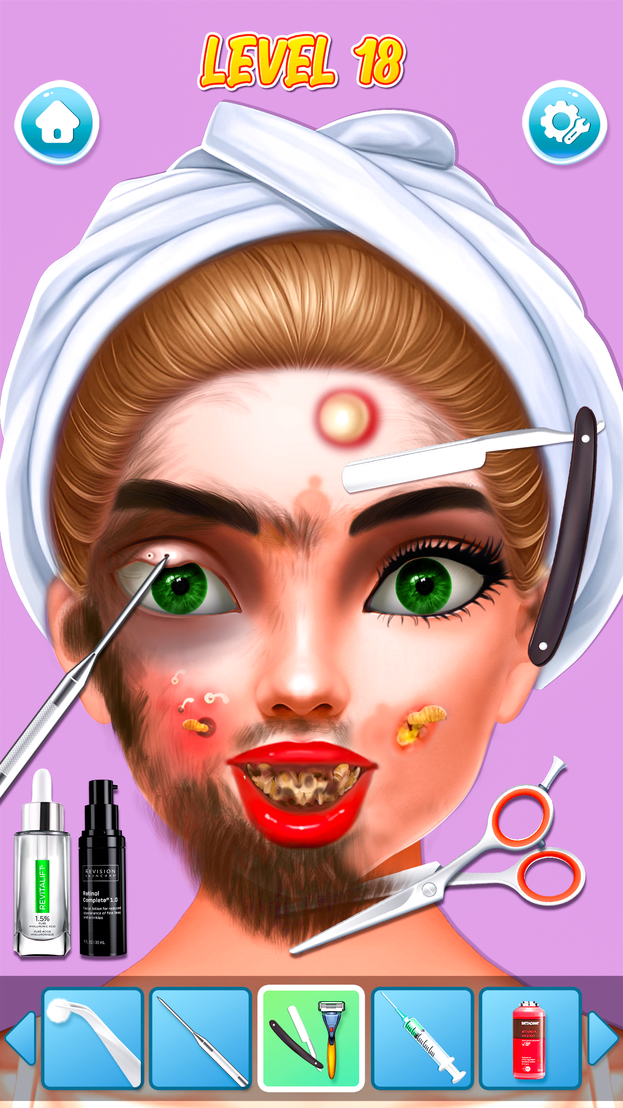 اسکرین شات 1 بازی ASMR Doctor Games Makeup Salon