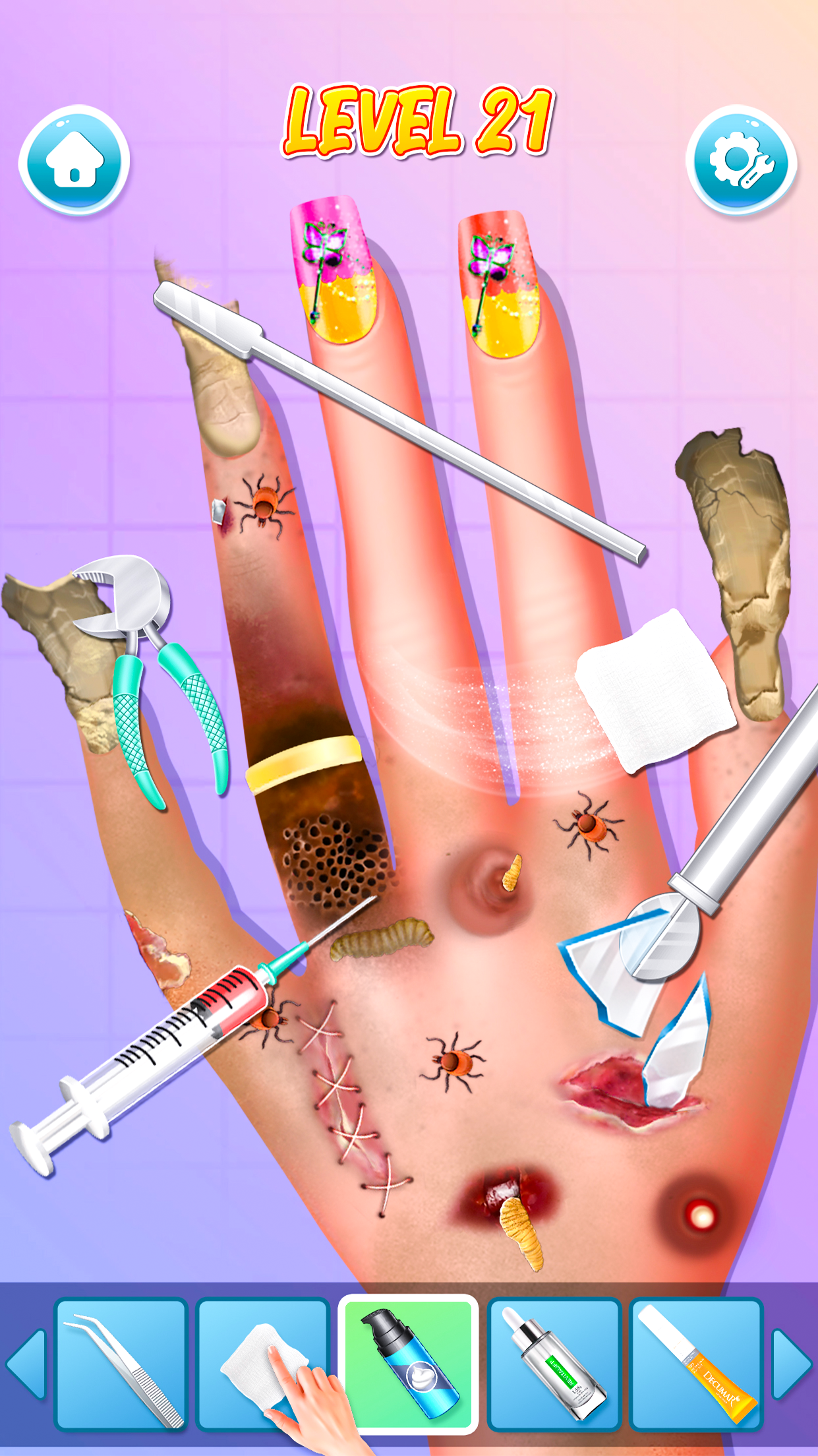 اسکرین شات 4 بازی ASMR Doctor Games Makeup Salon