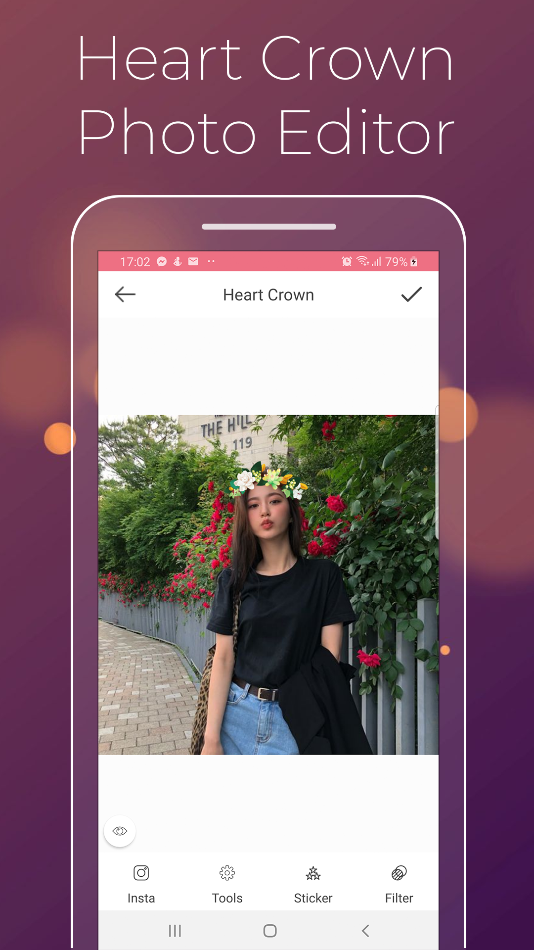 اسکرین شات 7 برنامه Cat Face - Heart Crown Photo