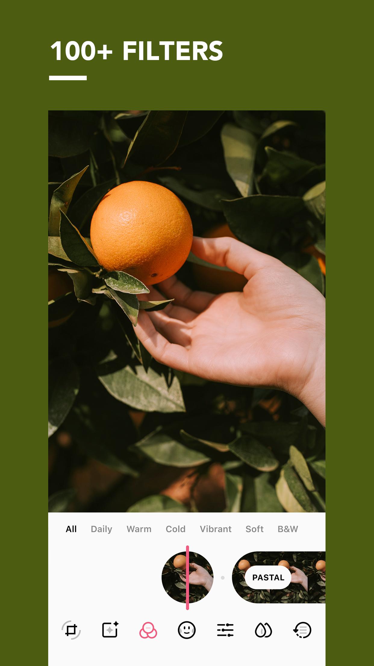 اسکرین شات 2 برنامه Pomelo Camera – Photo editor &