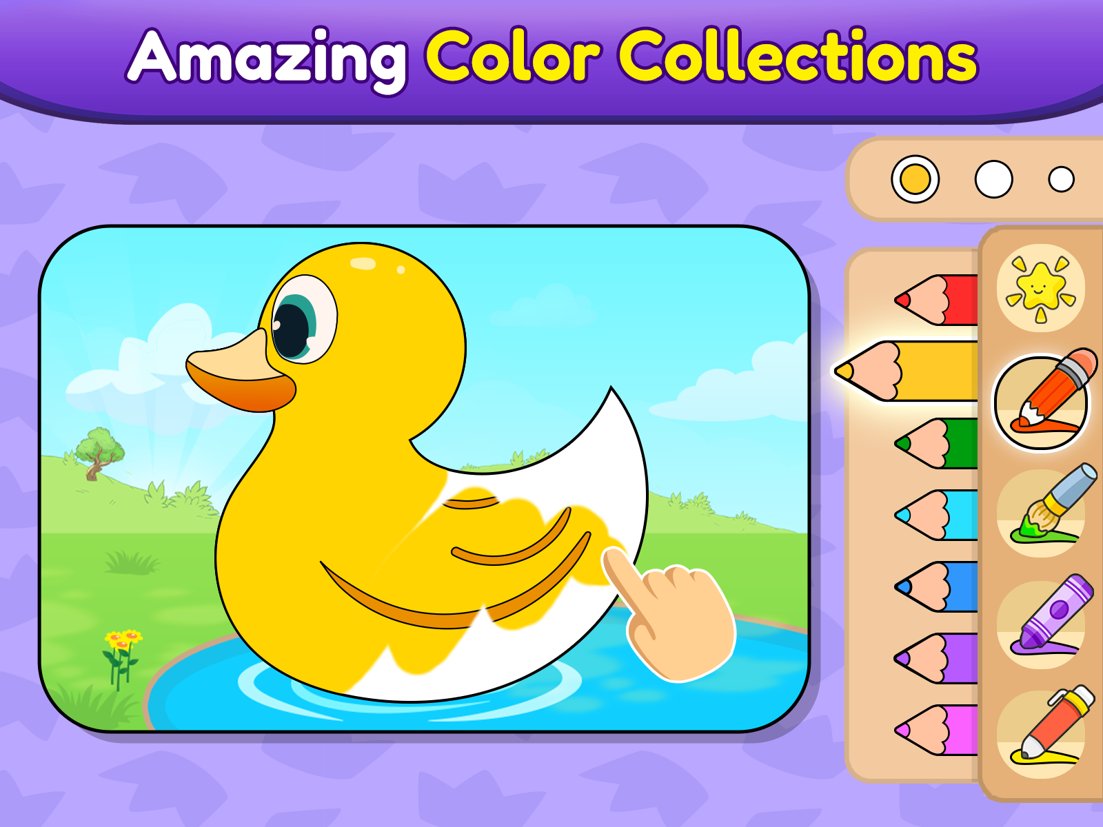 اسکرین شات 2 بازی Coloring games for kids: 2-5 y