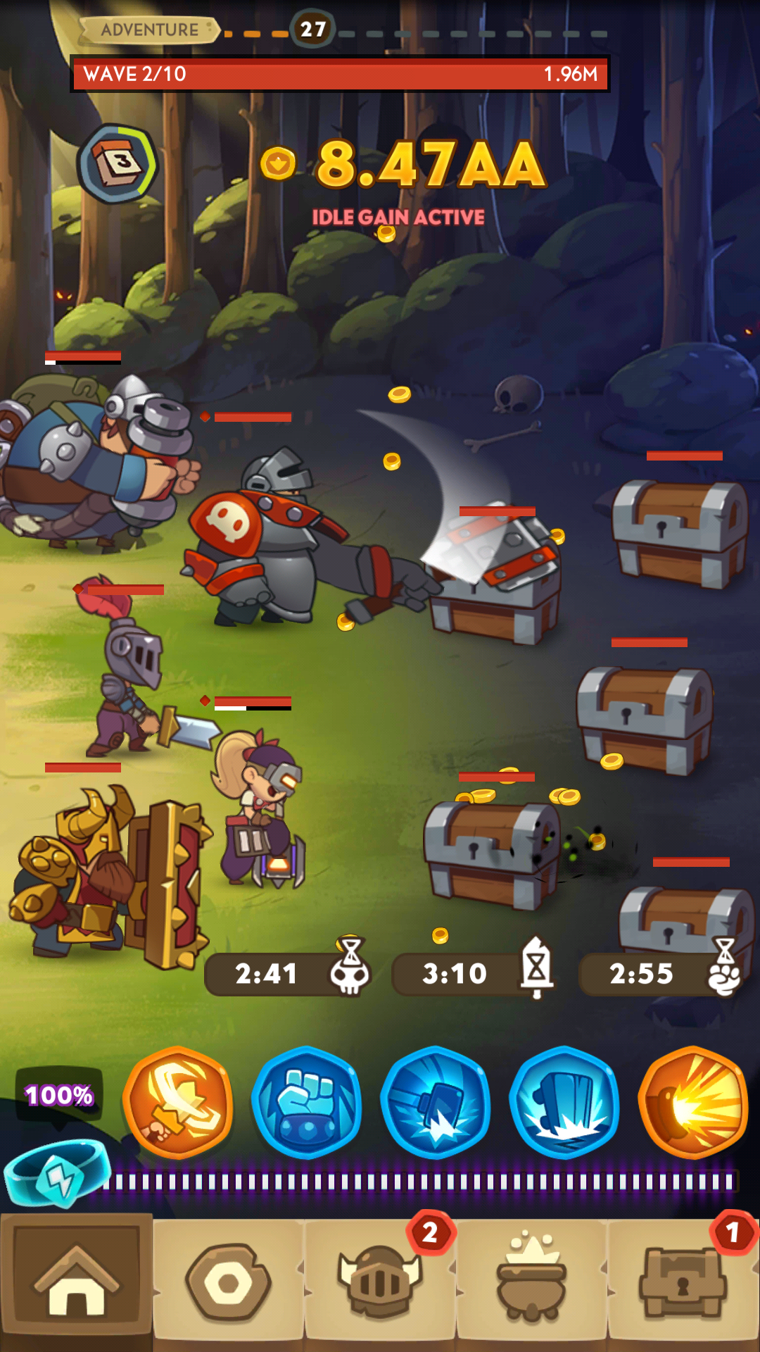 اسکرین شات 6 بازی Almost a Hero — Idle RPG