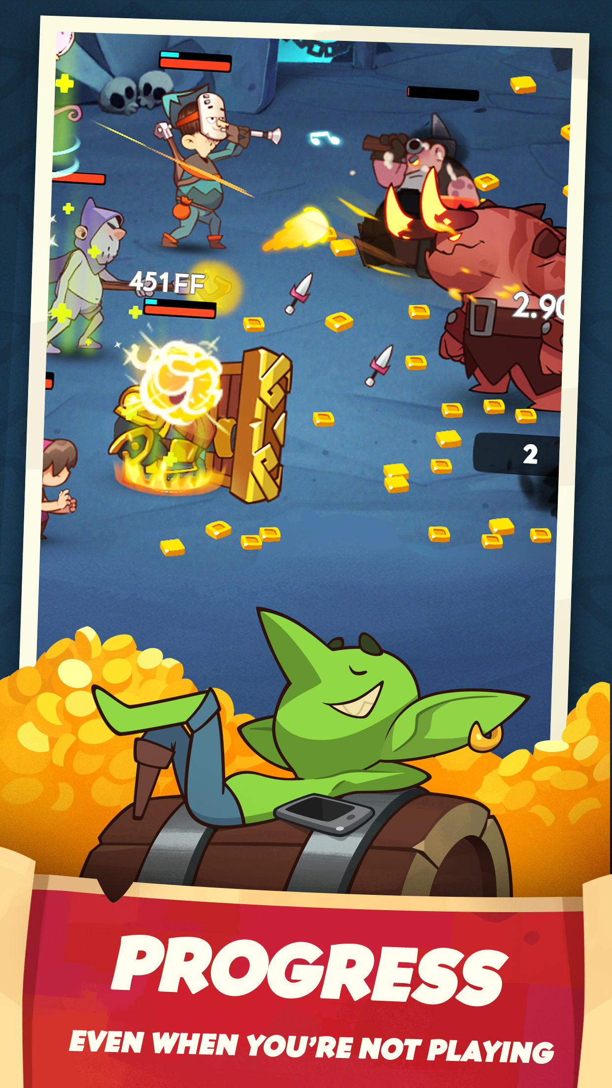 اسکرین شات 4 بازی Almost a Hero — Idle RPG