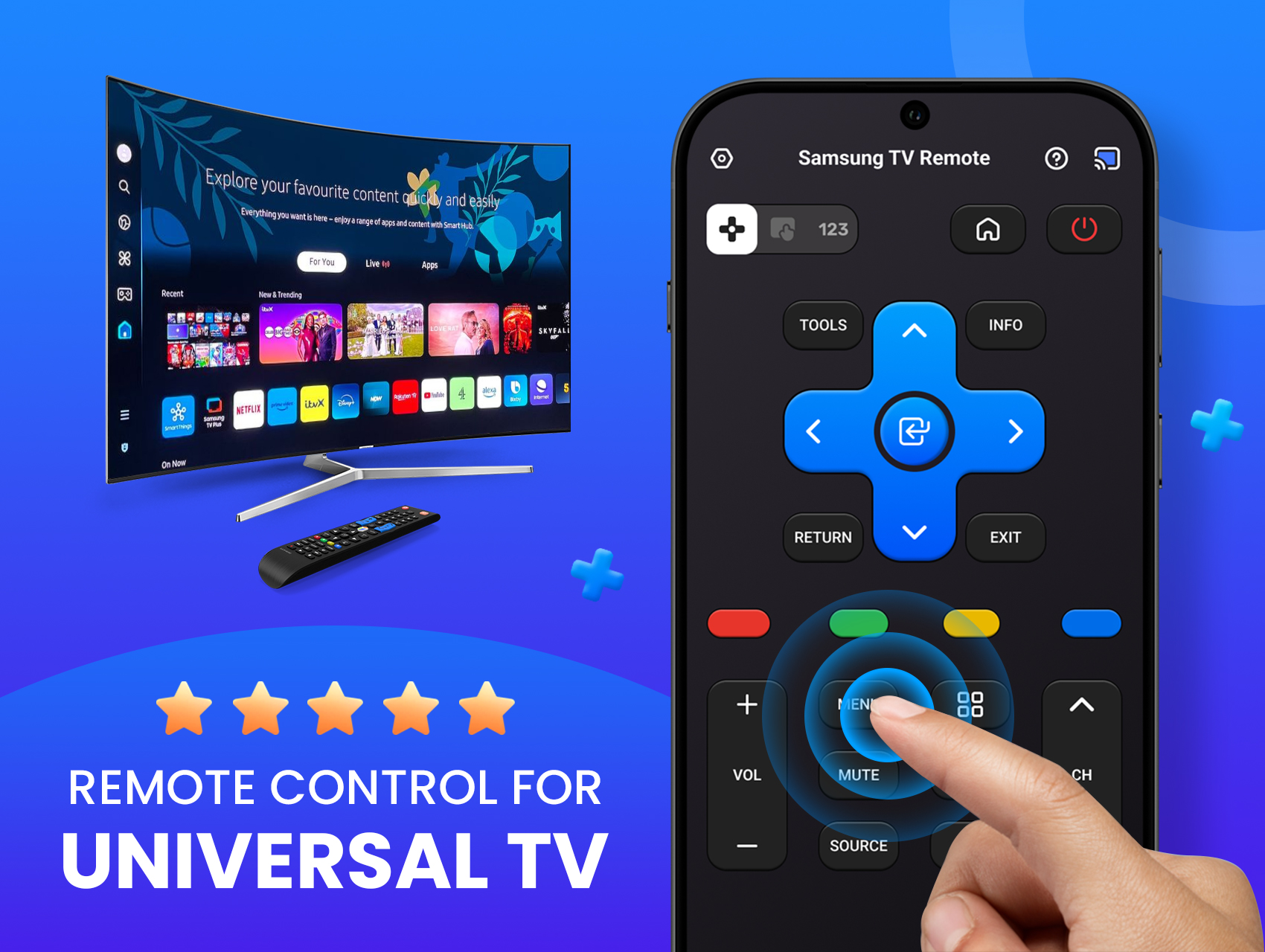 اسکرین شات 1 برنامه Universal TV Remote Control