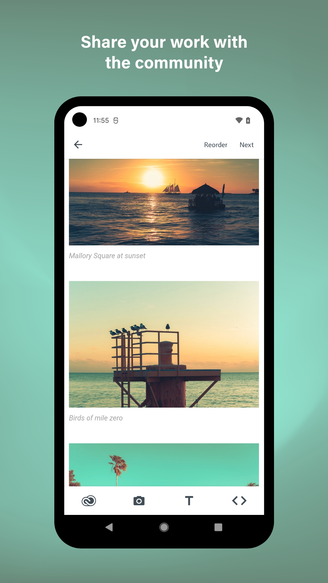 اسکرین شات 5 برنامه Behance - Creative Portfolios