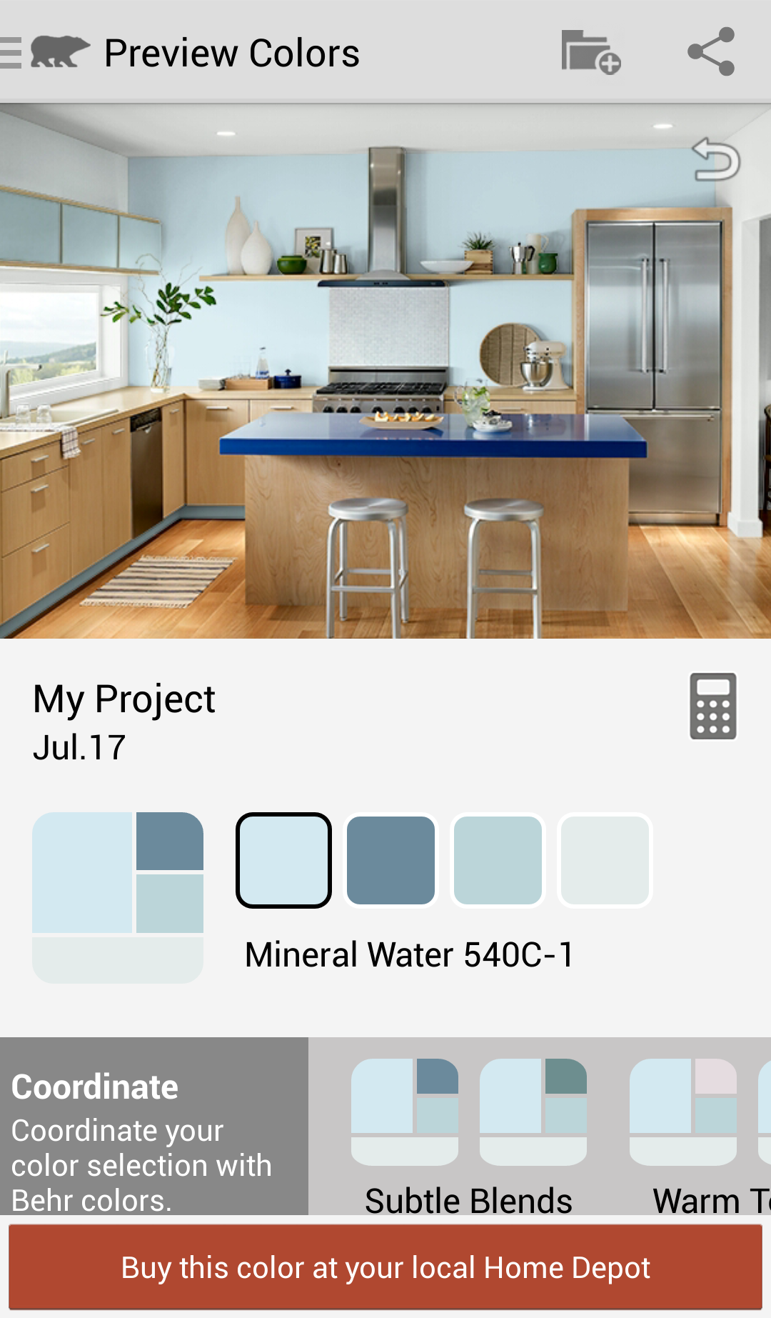 اسکرین شات 4 برنامه ColorSmart by BEHR® Mobile