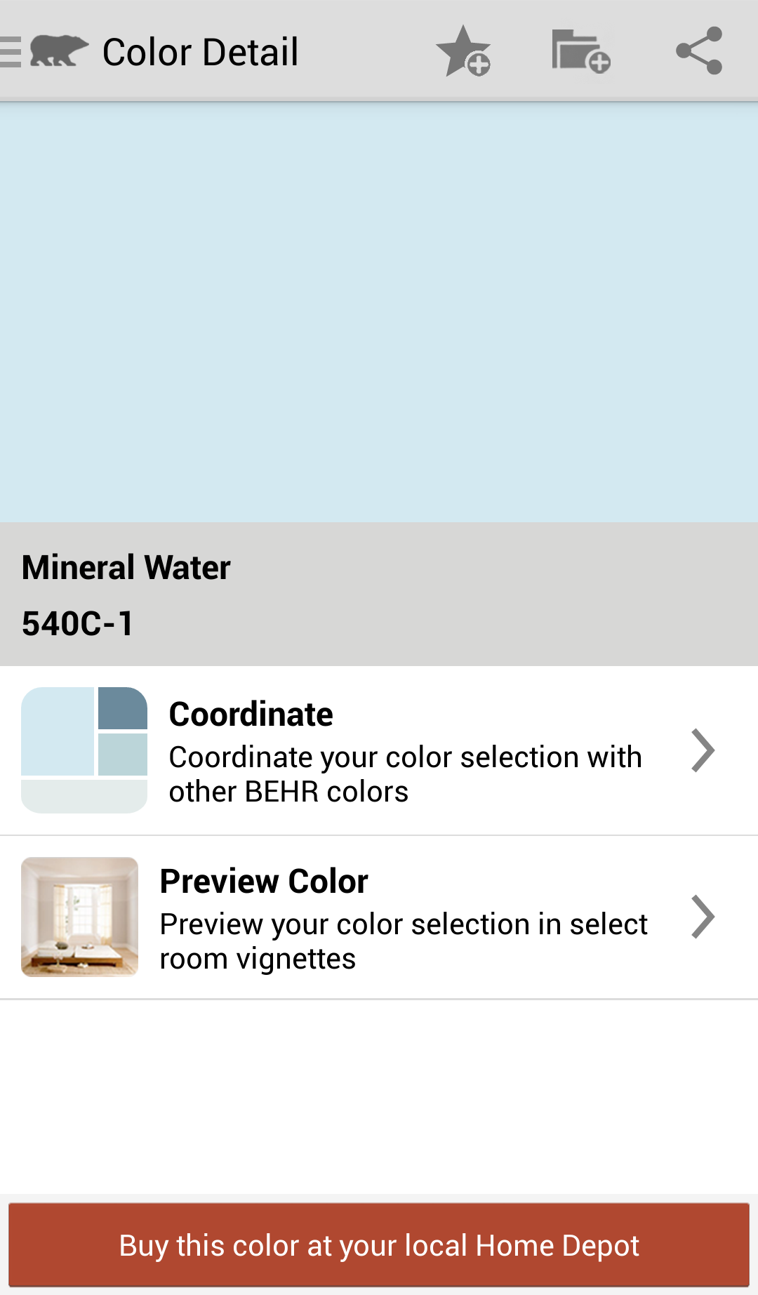 اسکرین شات 3 برنامه ColorSmart by BEHR® Mobile
