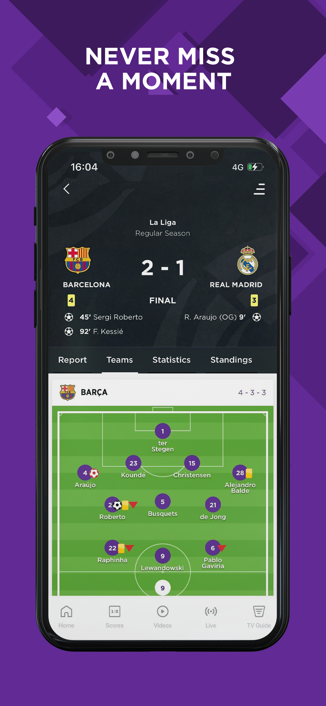 اسکرین شات 4 برنامه beIN SPORTS