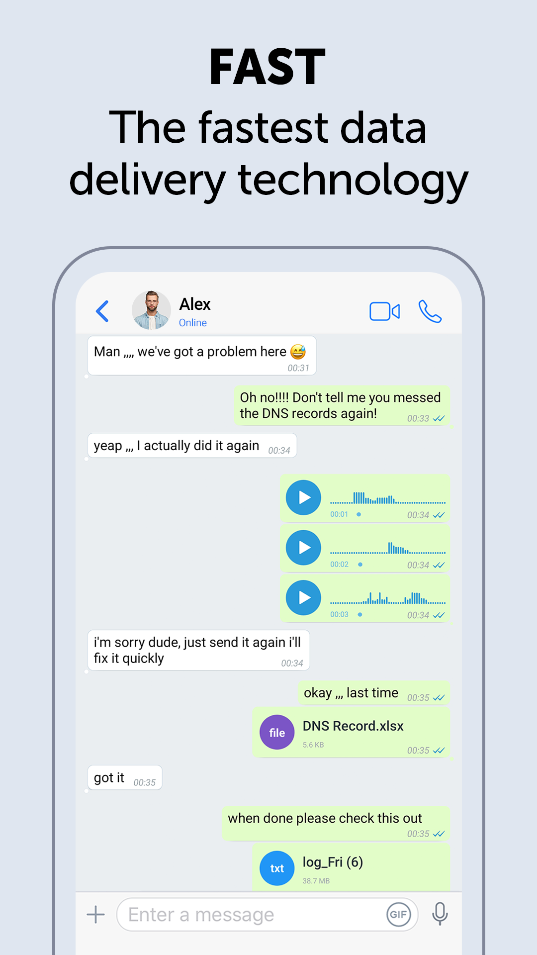 اسکرین شات 2 برنامه Zangi Private Messenger