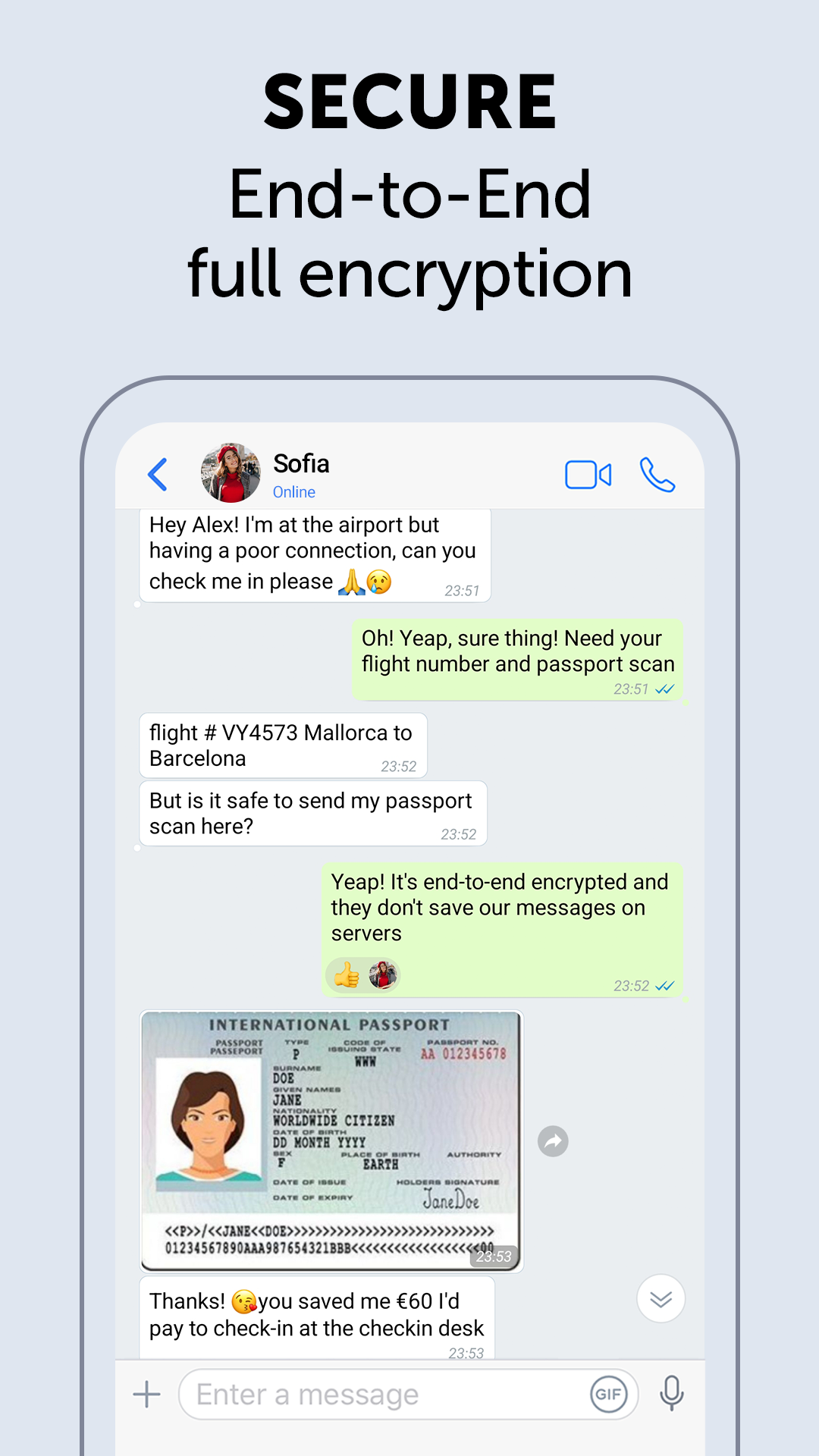 اسکرین شات 4 برنامه Zangi Private Messenger