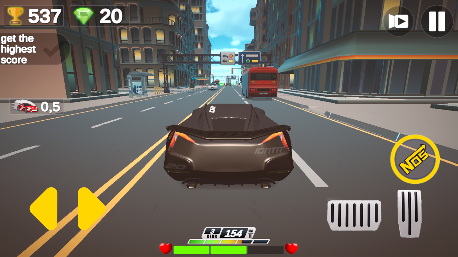 اسکرین شات 6 بازی Super Kids Car Racing