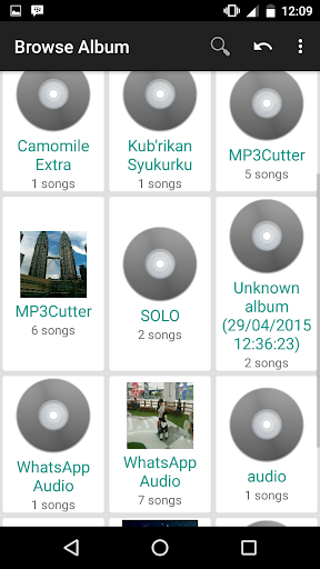 اسکرین شات 4 برنامه Music Album Editor