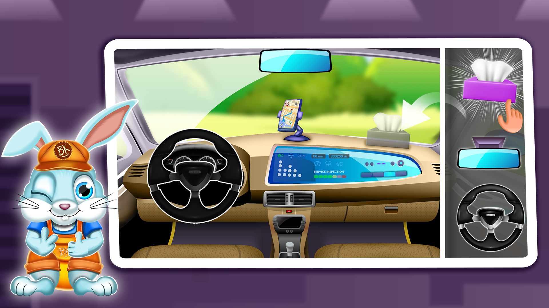 اسکرین شات 3 بازی Kids Car Wash: Car Repair Game