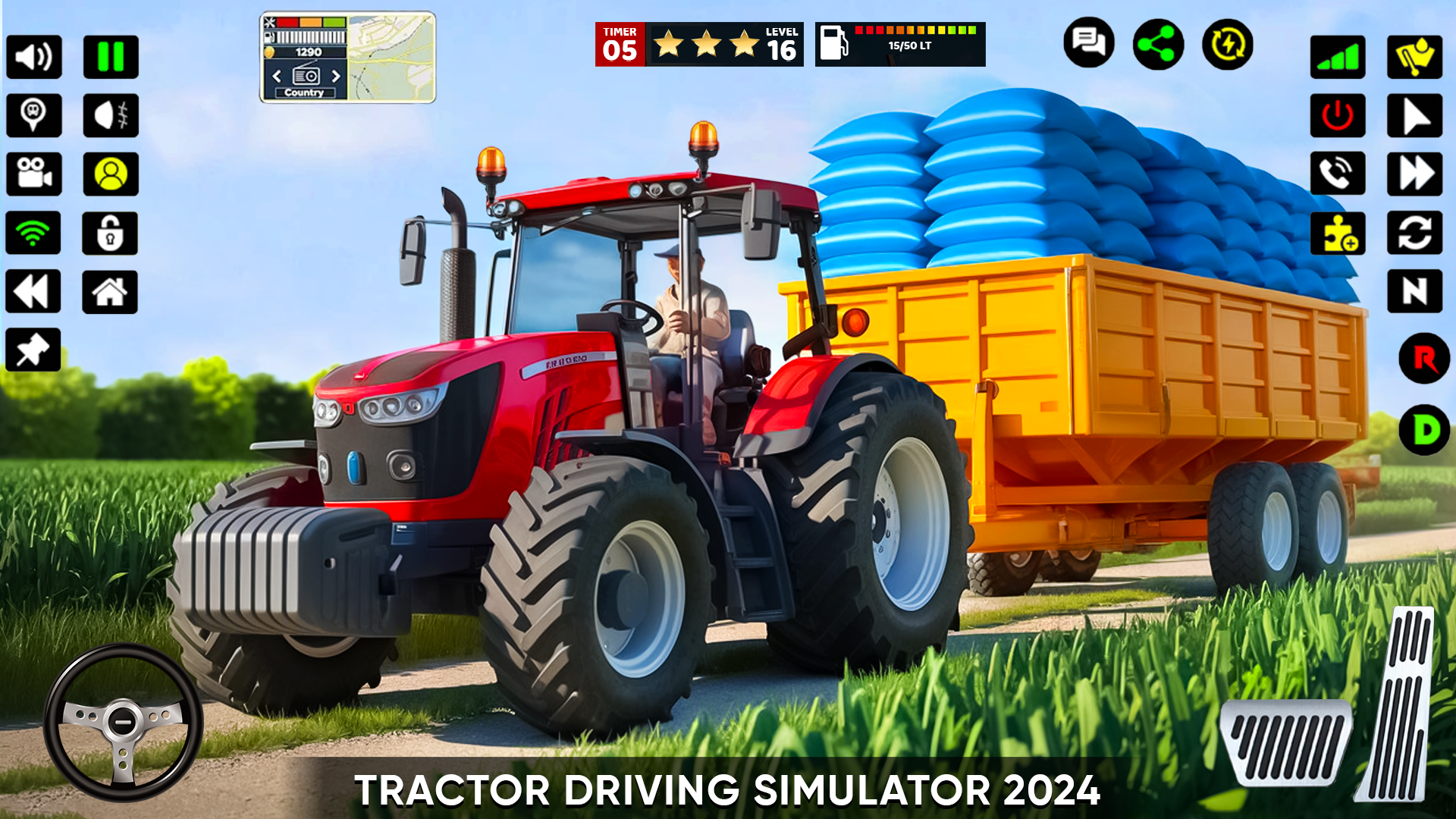 اسکرین شات 4 بازی Tractor Farming Game: for kids