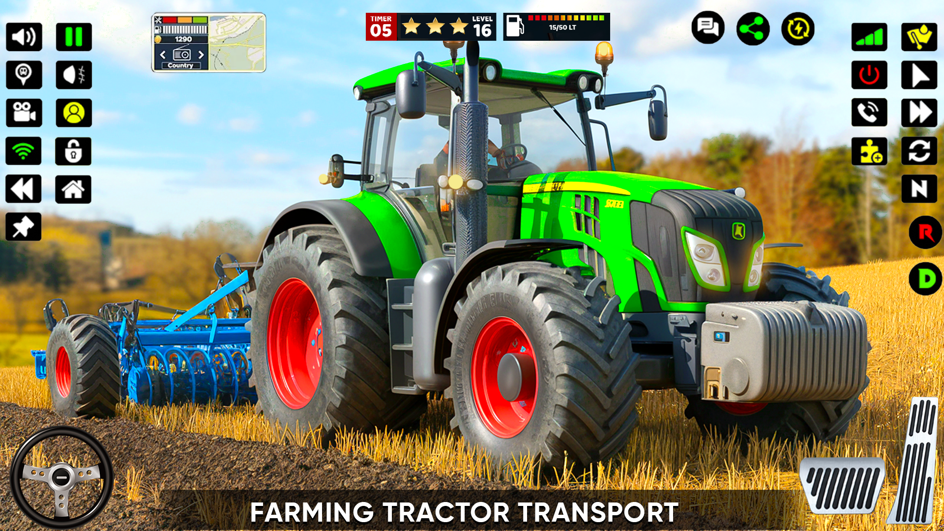اسکرین شات 1 بازی Tractor Farming Game: for kids