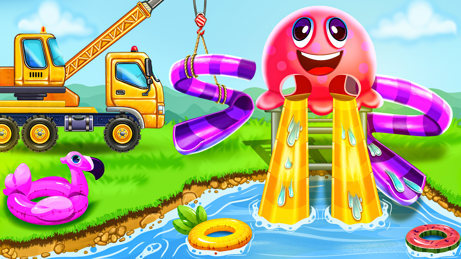 اسکرین شات 2 بازی Build a House - Truck Games