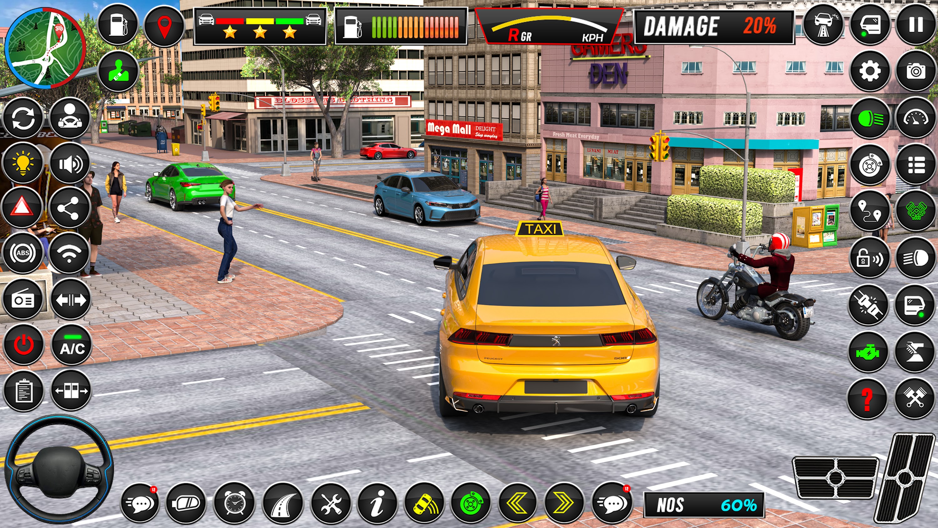 اسکرین شات 6 بازی City Taxi Simulator Car Drive