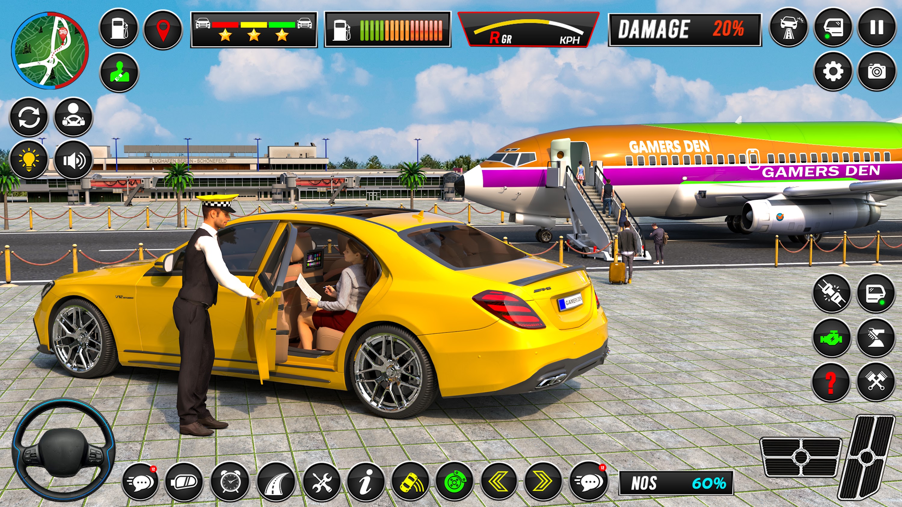 اسکرین شات 3 بازی City Taxi Simulator Car Drive