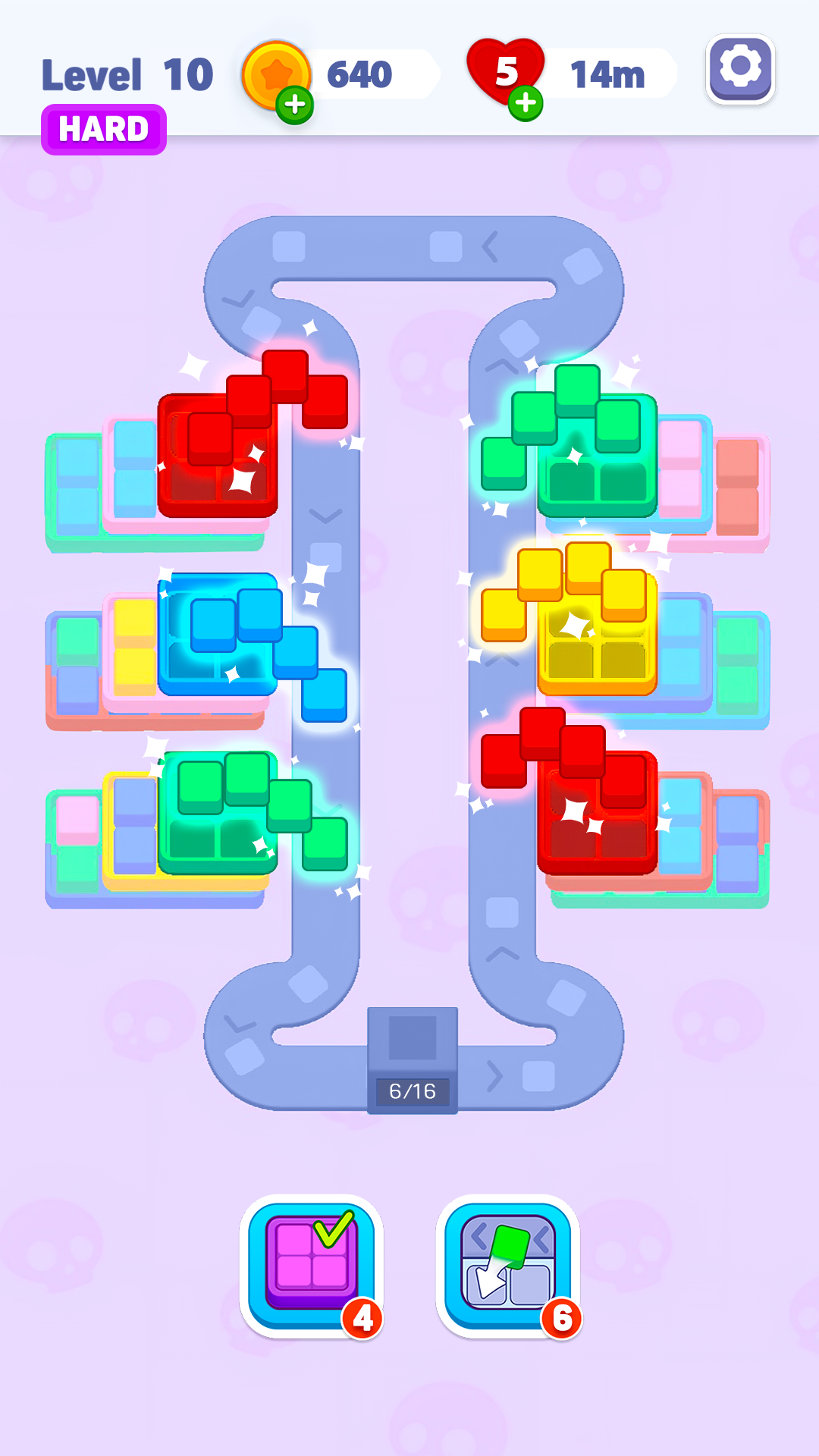 اسکرین شات 2 بازی Color Cube Match: Sort Puzzle