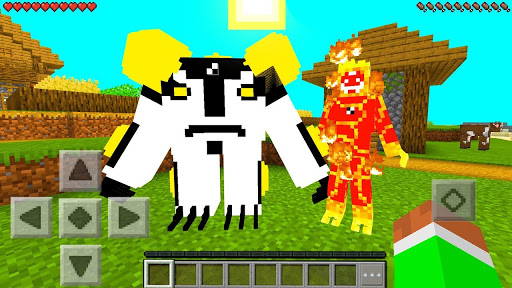 اسکرین شات 4 برنامه Mod Ben Alien 10 For Minecraft PE Addon Skins 2021