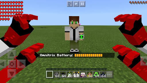 اسکرین شات 5 برنامه Mod Ben Alien 10 For Minecraft PE Addon Skins 2021