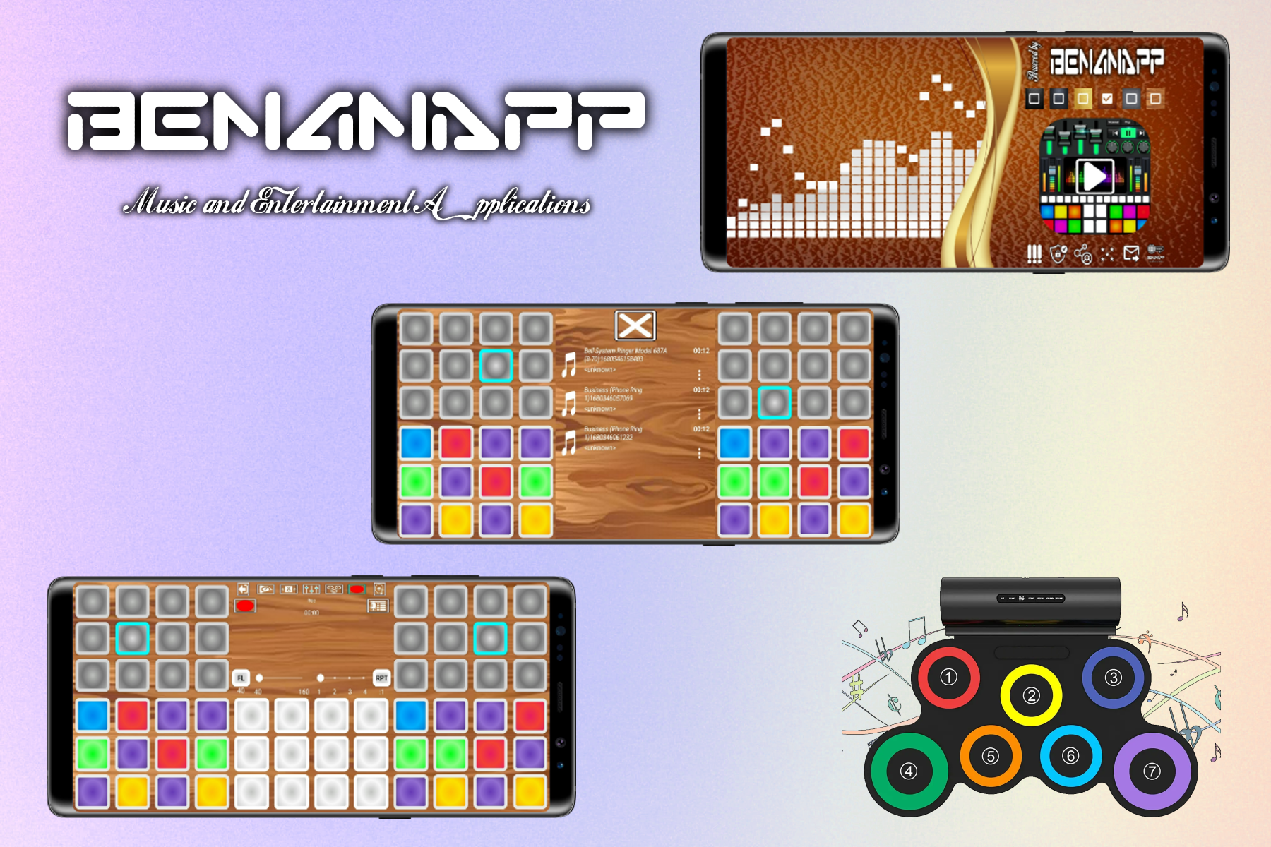 اسکرین شات 7 برنامه Real Electric Drum Set