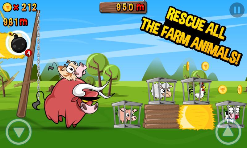 اسکرین شات 5 بازی Run Cow Run