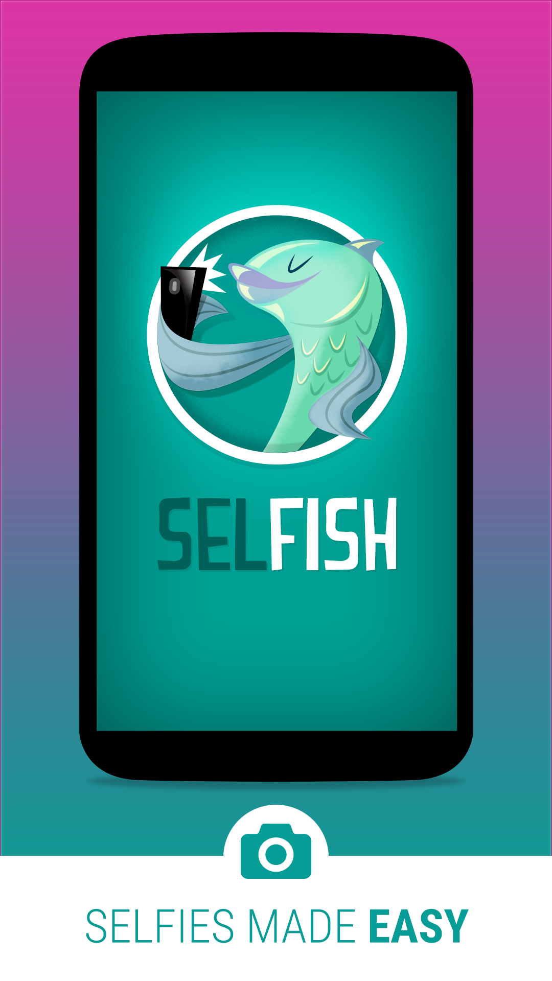 اسکرین شات 1 برنامه Selfish - Selfie Camera