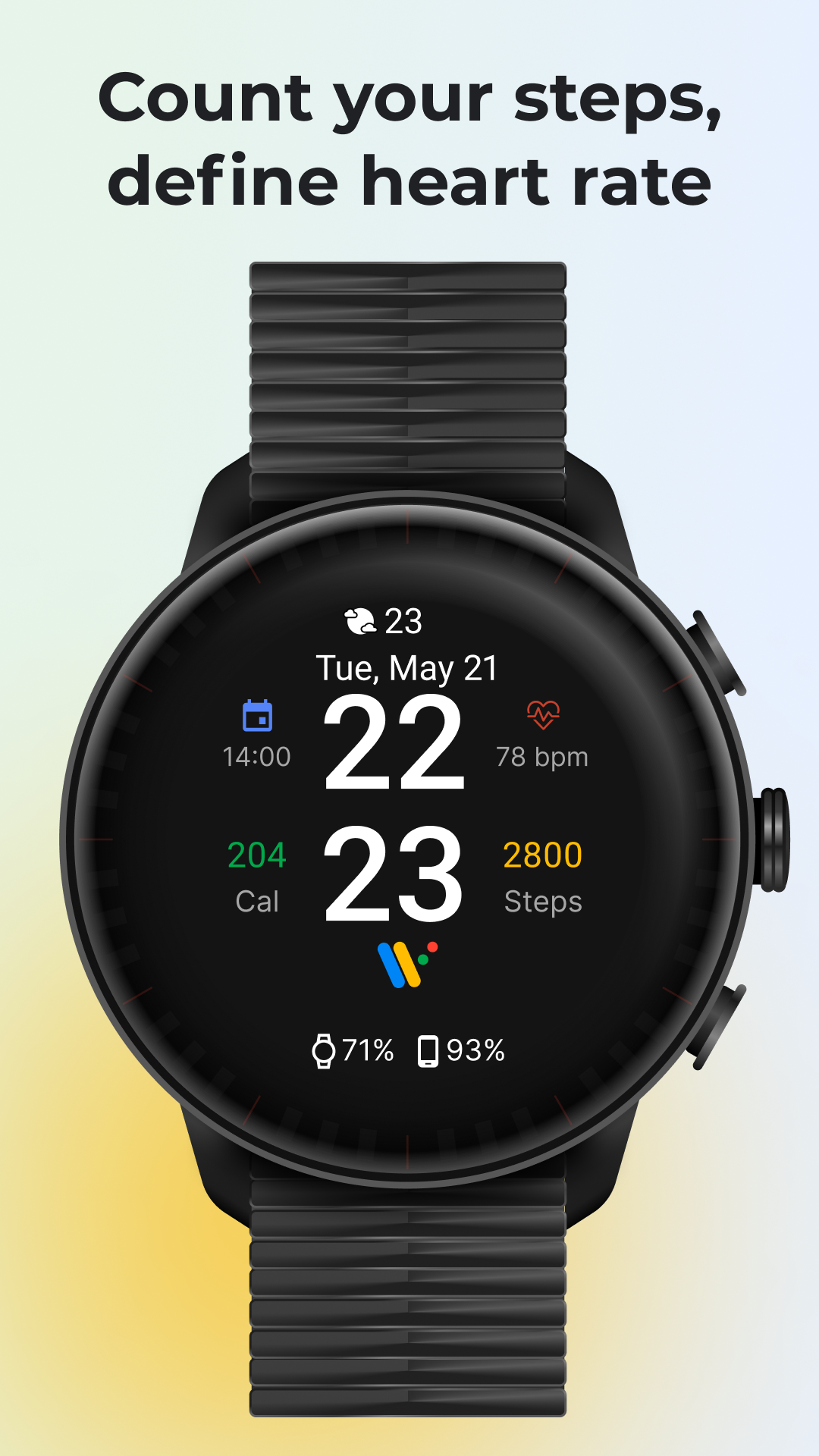 اسکرین شات 2 برنامه Minimal Watch Faces